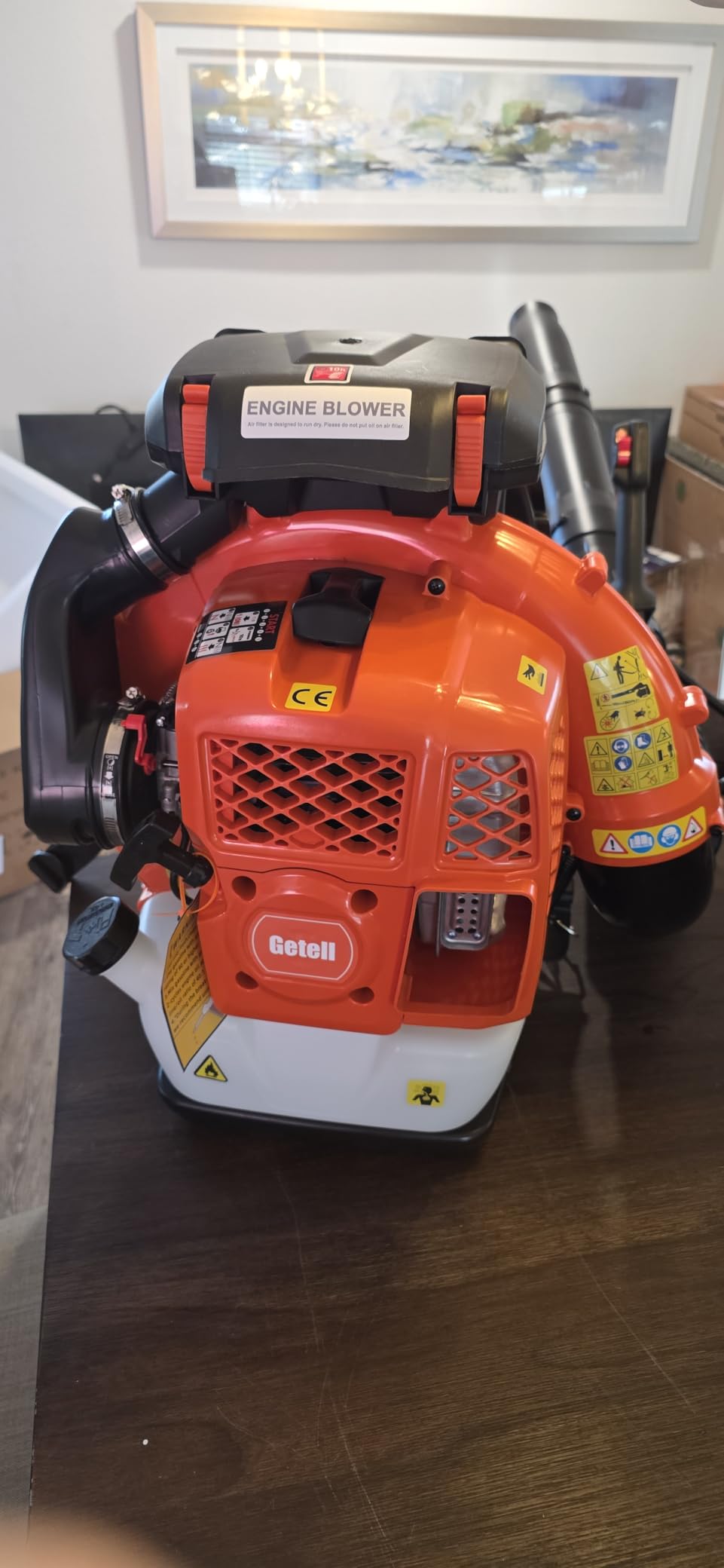 80CC Extreme Power Gas Powered Leaf Blower Backpack, 907 CFM & 206 MPH Commercial Heavy-Duty customer photo 2