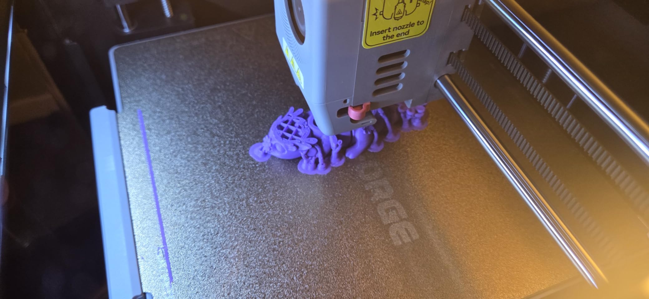 FLASHFORGE AD5M 3D Printer Fully Auto Calibration Print with 1-Click Max 600mm/s Speed, All-Metal CoreXY Structure Precise Printing, Easy-Maintenance Quick-Swap Nozzle, 220x220x220mm customer photo 2