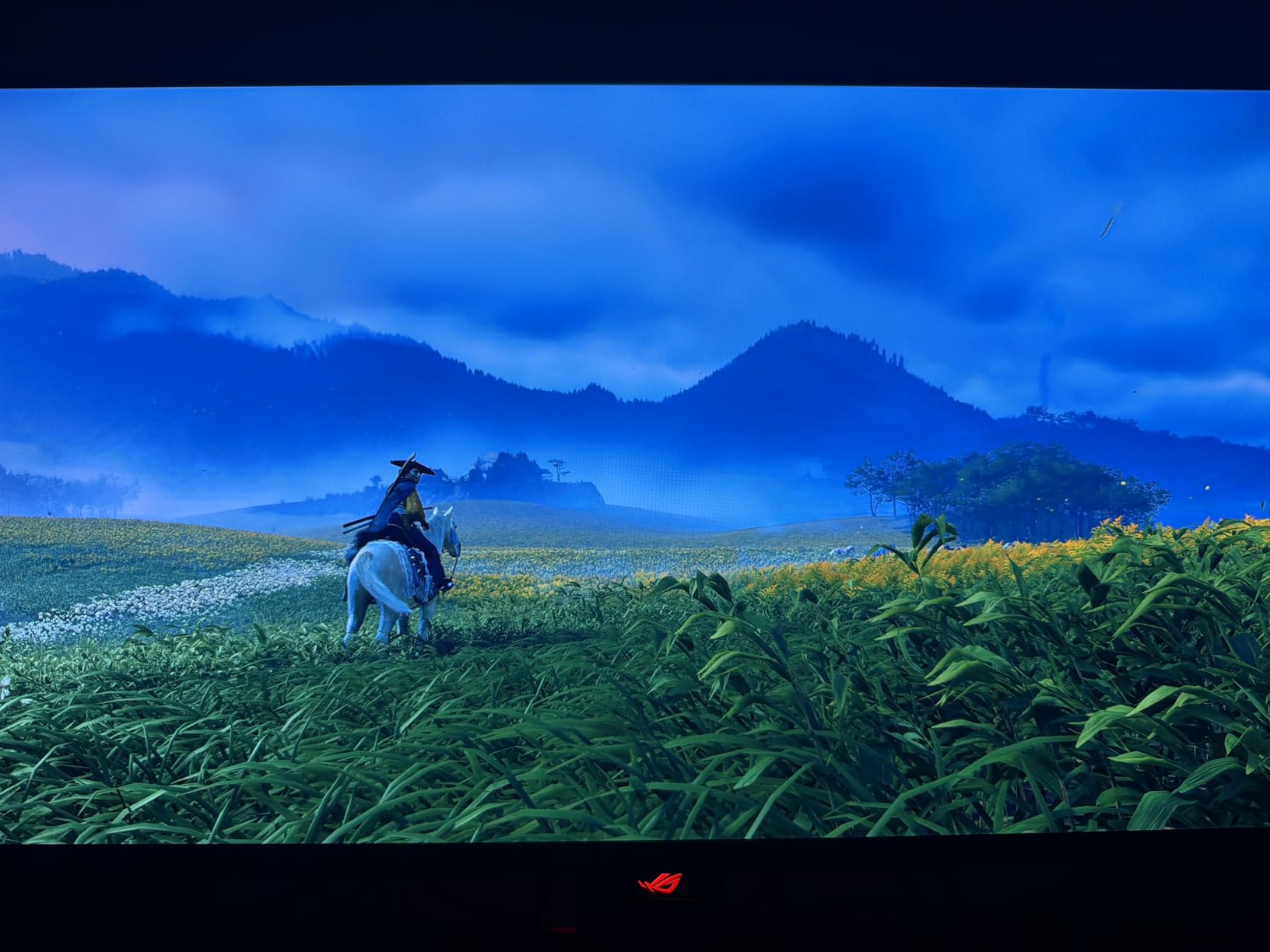 ASUS ROG Swift 27-inch 4K QD-OLED Gaming Monitor (PG27UCDM) - 240Hz, 0.03ms, Custom Heatsink, Neo Proximity Sensor, G-SYNC Compatible, 99% DCI-P3, True 10-bit color, DisplayPort 2.1a UHBR20, 3 yr warranty customer photo 1