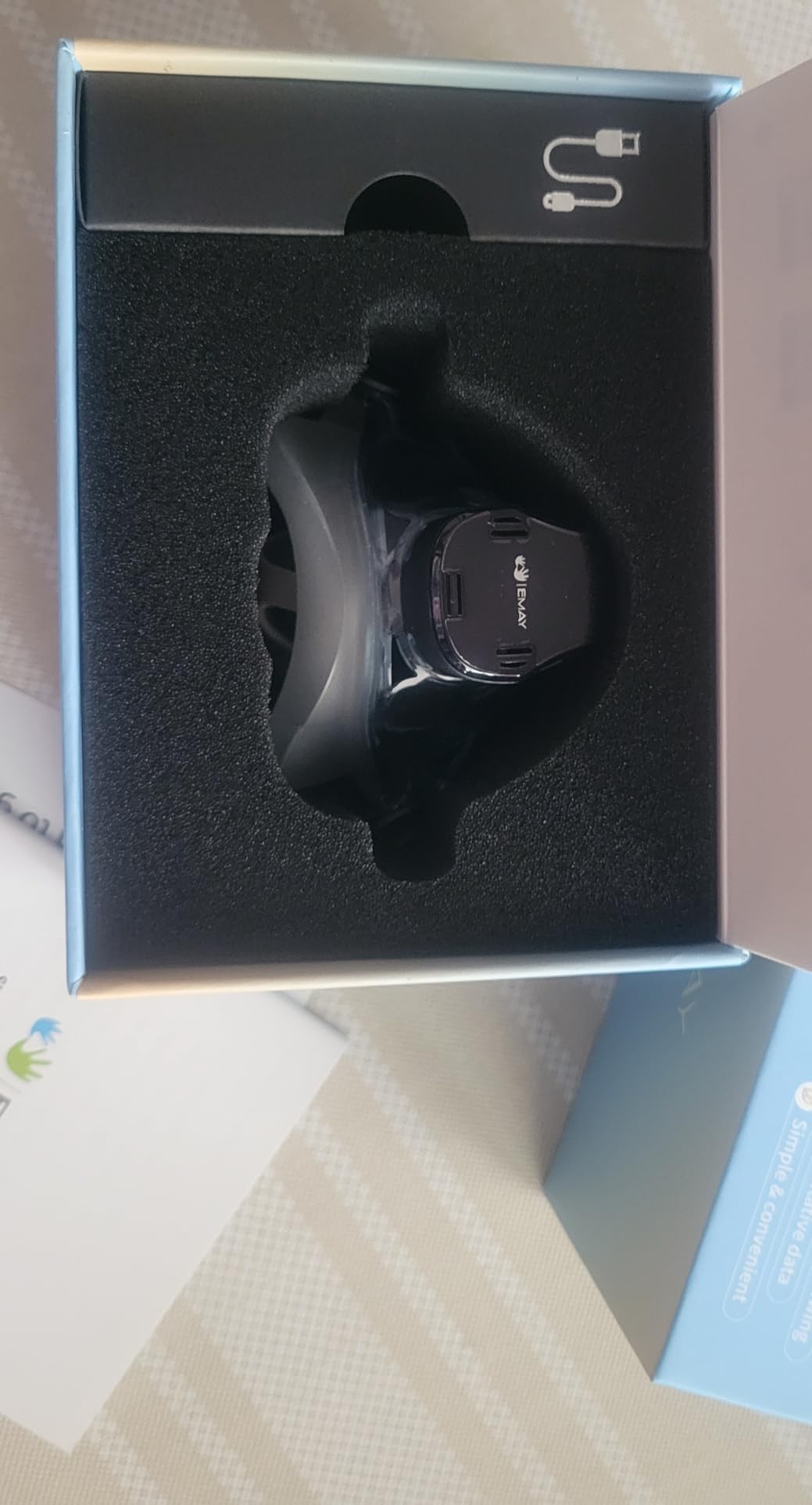 EMAY Sleep Breathing Monitor for Airflow Tracking | Record Breathing Continuously On the App | Monitor Sleep Quality and Respiratory Events | Generate Professional Sleep Report with Data Analysis customer photo 1