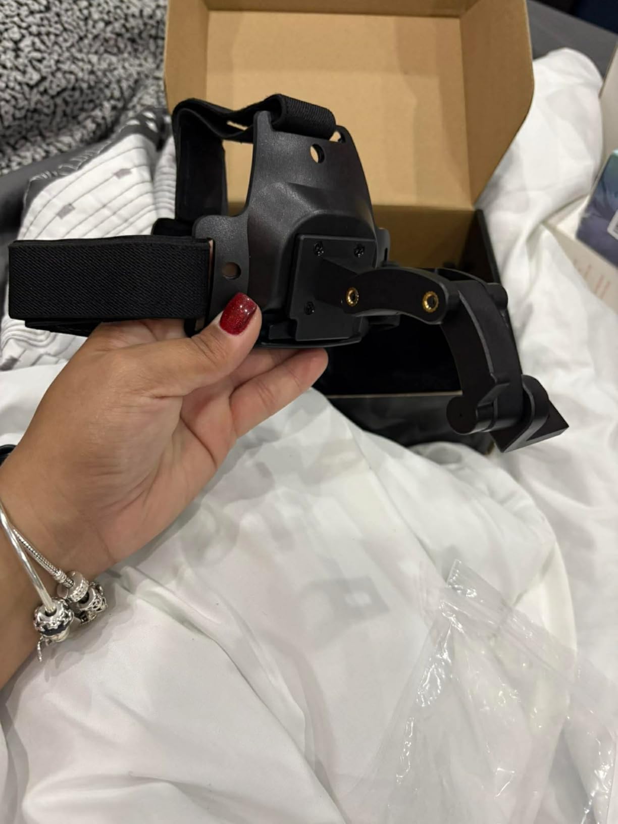 Head-Mounted Night Vision Monocular Digital Infrared Monocular for Camping Hunting customer photo 2