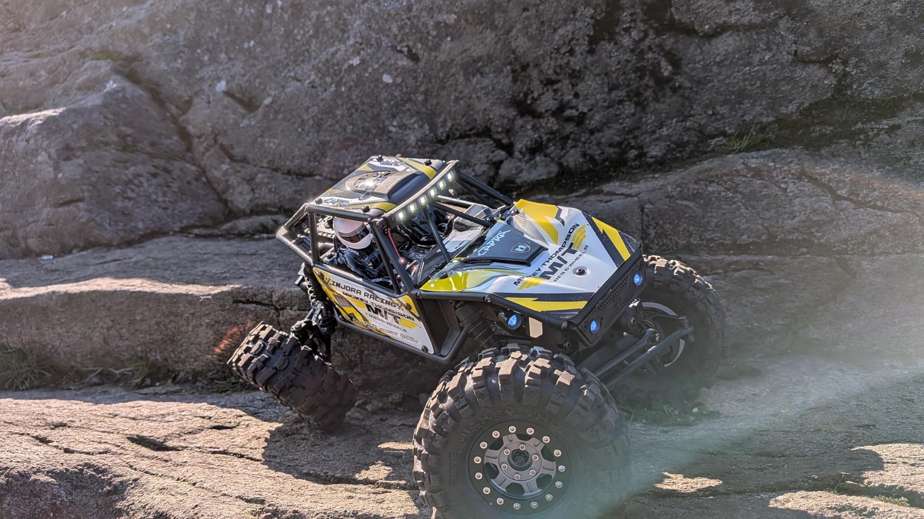 Axial RC Truck UTB18 Capra 4WS 1/18th 4x4 RTR (Comes with Everything Needed to Run), Yellow, AXI-1750T2 customer photo 2