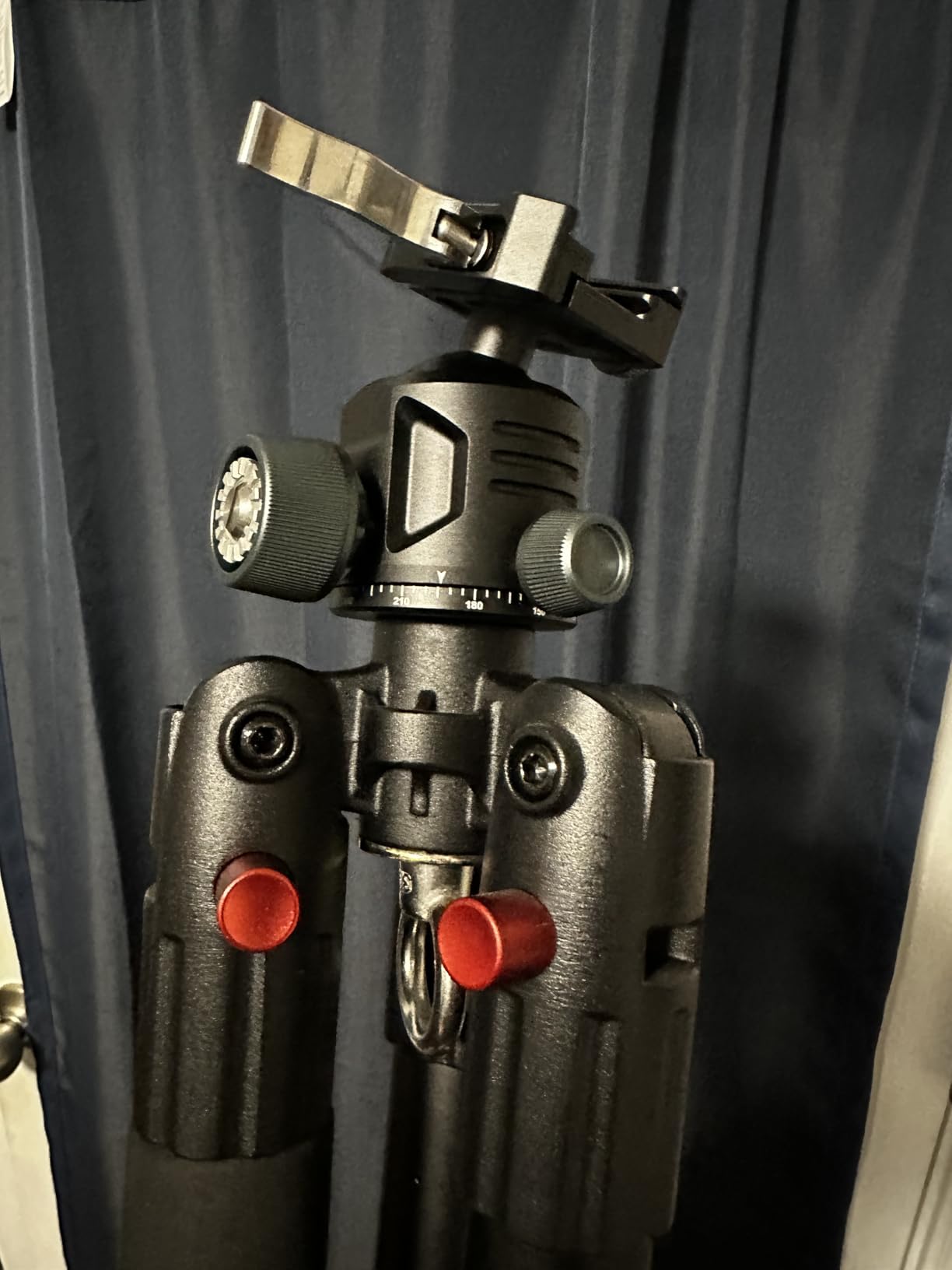 Aluminum Ball Head for Shooting Tripod 360° Panoramic Ball Head for DSLR Camera Compatible with Arca Swiss and Picatinny Maximum Load Capacity of 55lbs for Hunting and Photography (44mm) customer photo 1