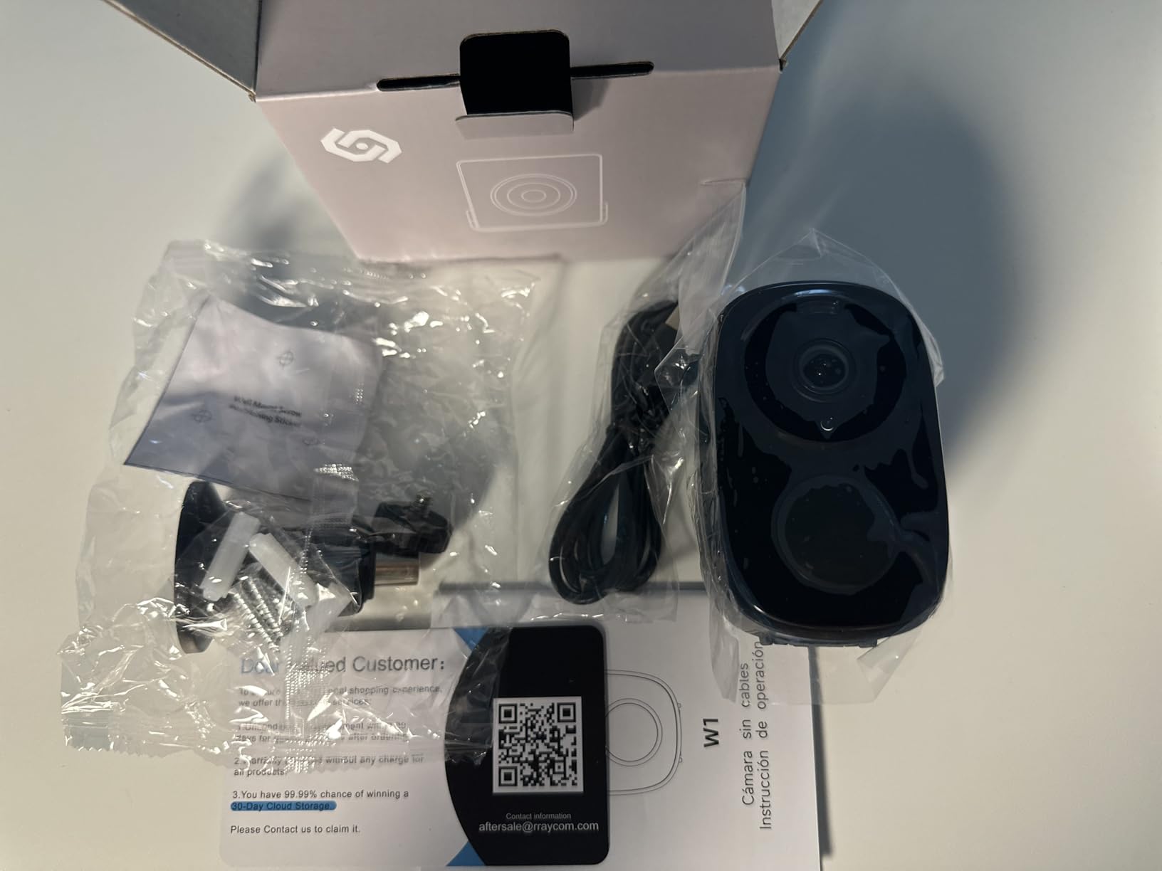 Rraycom 4Pack 5G/2.4G Security Cameras Wireless Outdoor, 2K Battery Powered AI Motion Detection Siren Alarm WiFi Home Indoor Camera, Color Night Vision, 2-Way Talk, Waterproof, Works w/Alexa, Cloud/SD customer photo 1