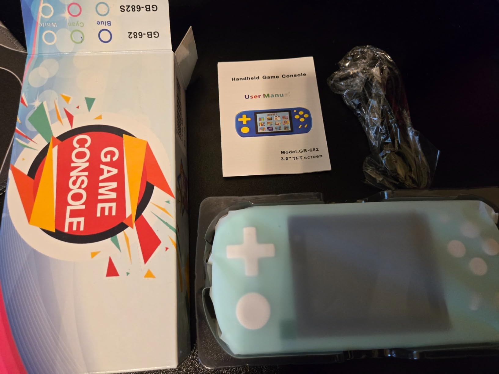 Handheld Games for Kids Built-in 218 Video Games, Portable Kids Travel Toys for Ages 4-13 with Rechargeable Battery 3.0