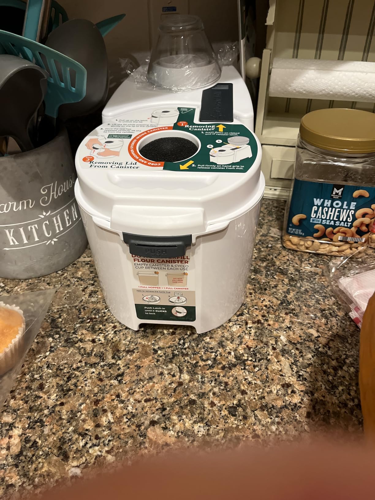 NutriMill Impact Compact High Speed Electric Grain Mill for Fresh Flour Wheat Grinder with Stainless Steel Milling Heads customer photo 1