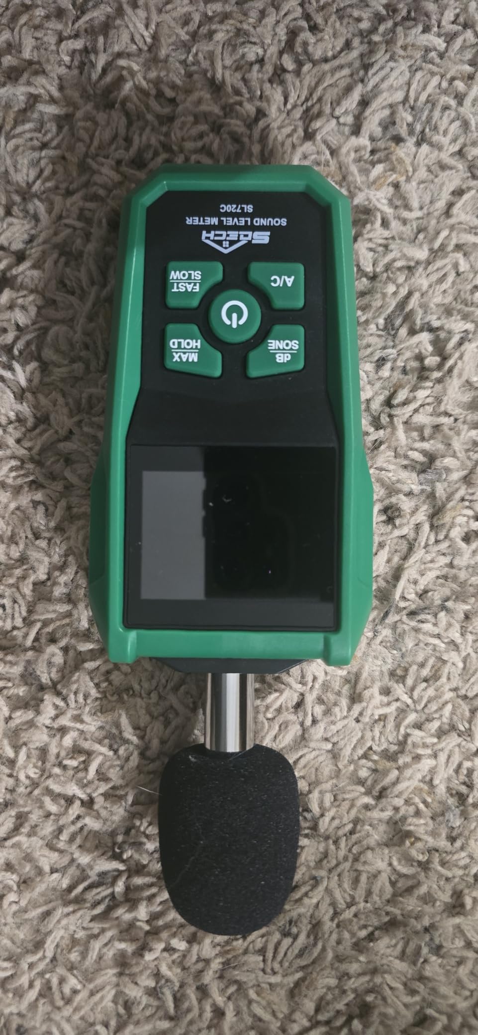 SQECH Decibel Meter, Digital Sound Level Meter with LCD Color Screen, Portable SPL Meter Range 30-130dB with A/C Weighted, MAX/MIN, Data Hold, dB/SONE Unit, FAST/SLOW Response, for Home/Office/Factories customer photo 1