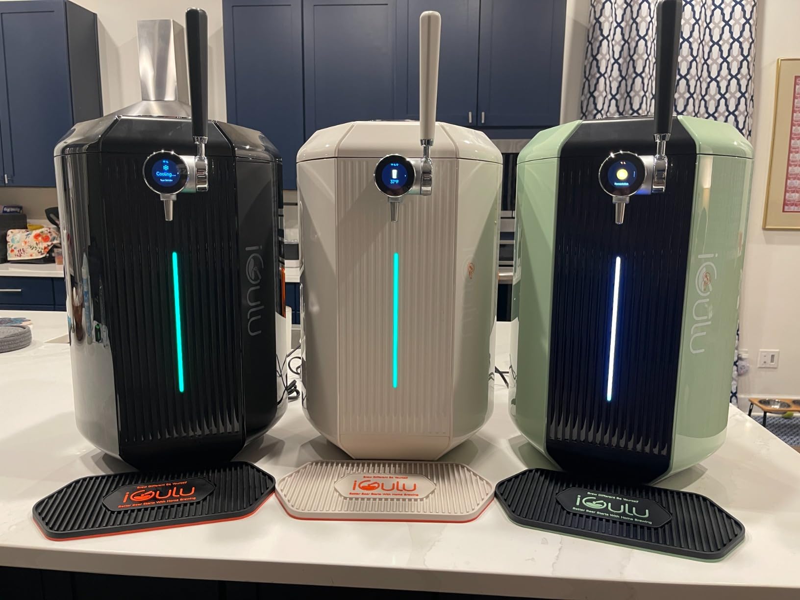 iGulu F1 Automated Home Brewer, Fermentech Control 3.8L - 35°F-104°F Temp, 24 psi Pressure, Crafts Beer, Kombucha, Cider, Wine, Smart System for Beginners & Experts (Creamy White) customer photo 2