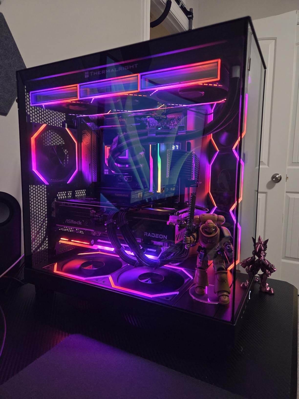 Asiahorse Nyota A14 140mm PC Case Fan - High-Efficiency Cooling, Customizable ARGB Lighting, Adjustable 800-1800 RPM PWM Control, Ultra-Quiet <29 dB Fluid Dynamic Bearings customer photo 2