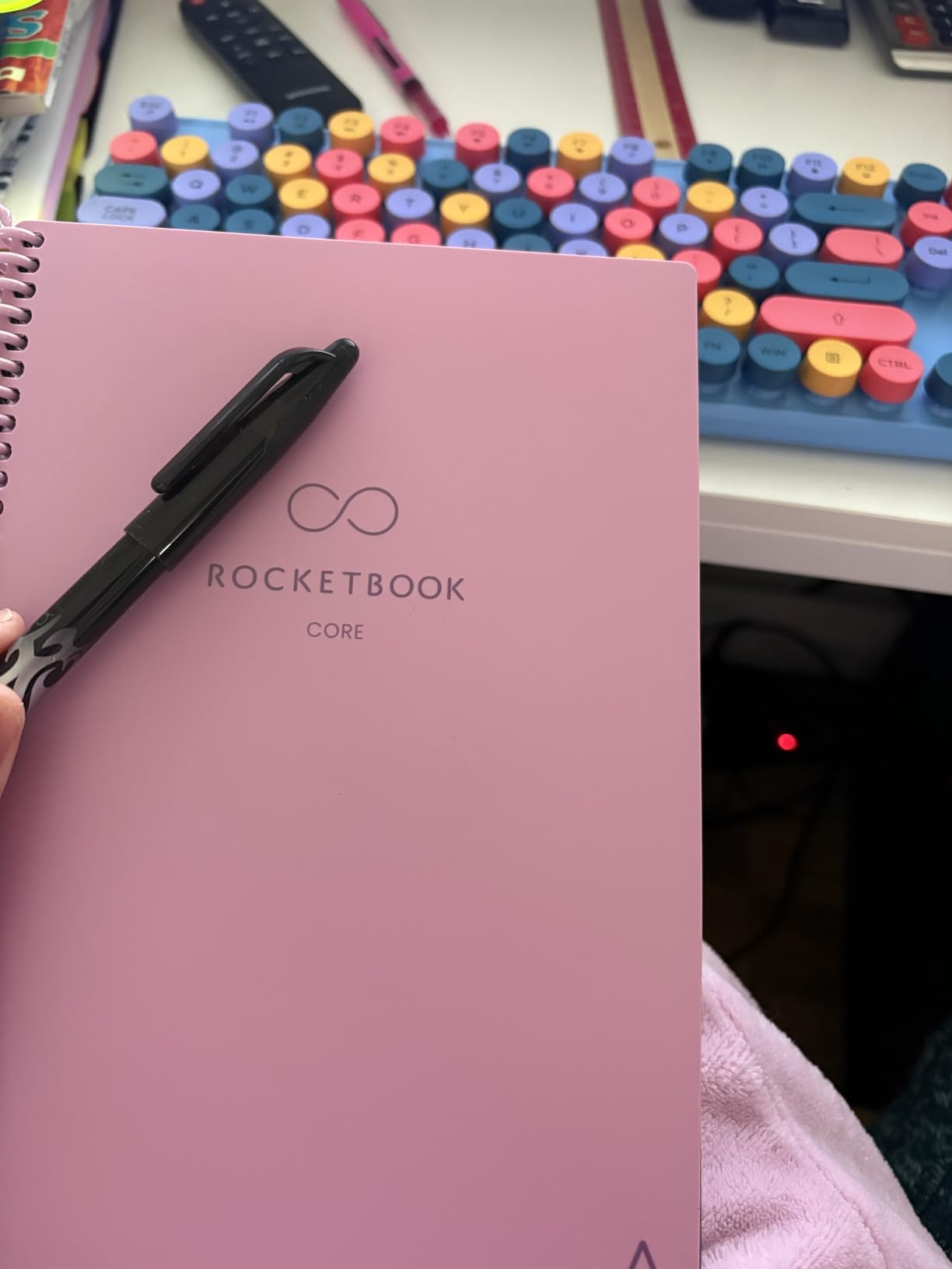 Rocketbook Core Reusable Smart Notebook, Dot Grid Pages For School, Work and Creative Projects, Letter Size 8.5x11, Black - Premium customer photo 1