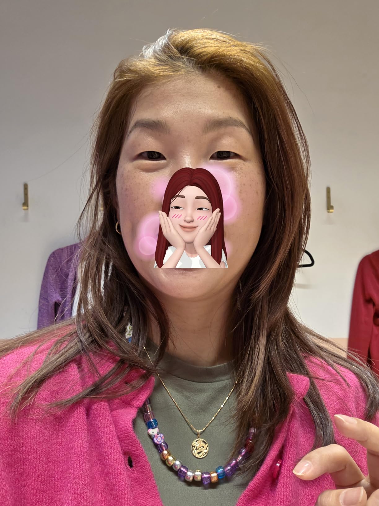 TYMO Automatic Rotating Curling Iron - TYMO CURLPRO Beach Waves Curling Wand, Portable Hair Curler, 500 Million Ionic, Dual Voltage & Lightweight for Travel, Ceramic Coating, 1 Inch, Pink customer photo 2