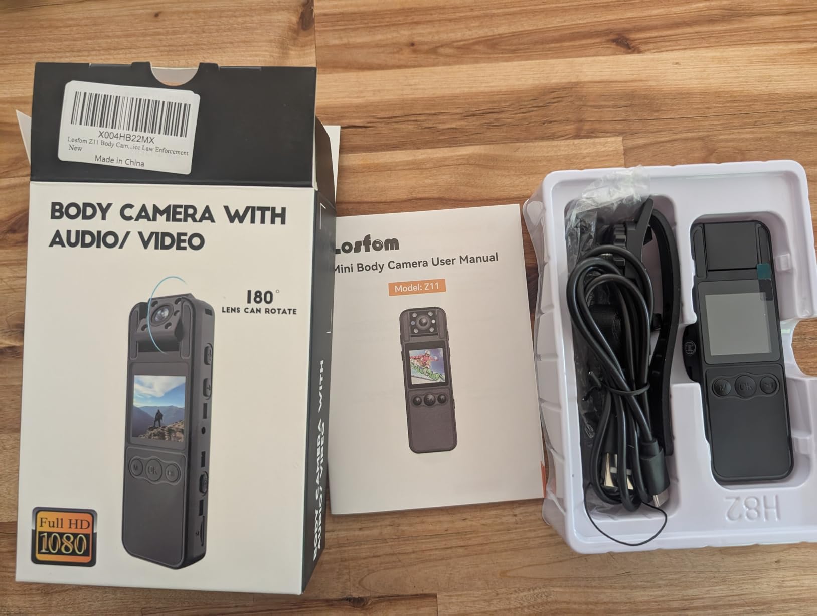 Z11 4K Body Camera with Audio and Video Recording, 128GB Small Body Cam with 180 Rotating Lens, 6HR Battery & Night Vision, Wearable Camera for Pet, Home, Office, Security Police Law Enforcement customer photo 2