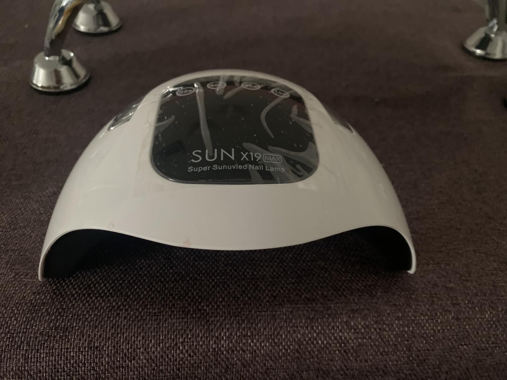 Wisdompark 320W UV LED Nail Lamp, Nail Dryer for Gel Polish with 72Pcs Lamp Beads and Automatic Sensor/4 Timer Setting Professional Nail Art Tools customer photo 1