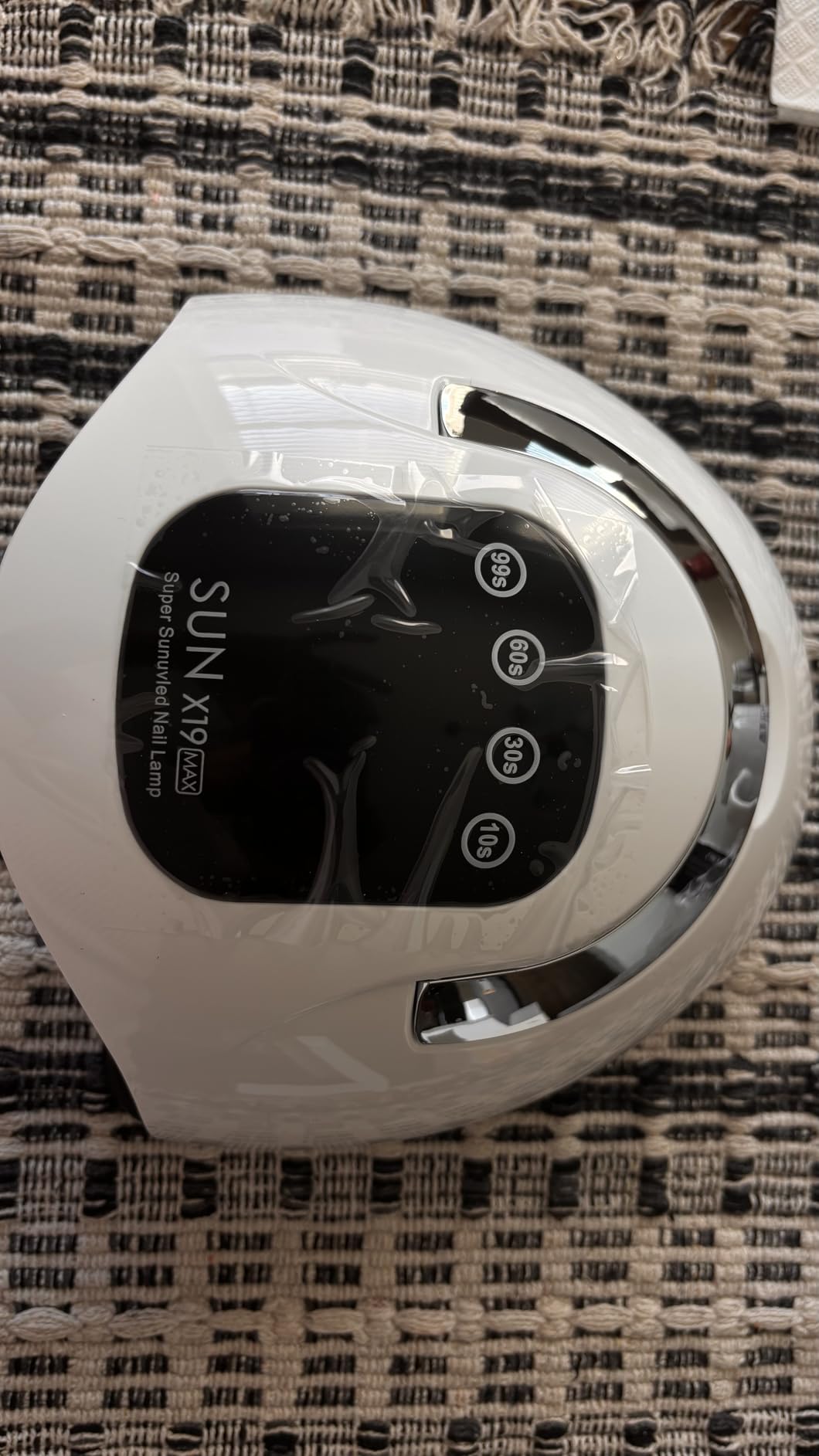 Wisdompark 320W UV LED Nail Lamp, Nail Dryer for Gel Polish with 72Pcs Lamp Beads and Automatic Sensor/4 Timer Setting Professional Nail Art Tools customer photo 2