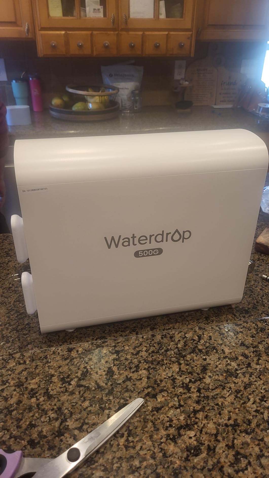 Waterdrop G5P500 Reverse Osmosis Water Filter, NSF/ANSI 58 & 372 Certified, 7 Stage Reverse Osmosis System, 500G RO Water Filtration System, 2:1 Pure to Drain, Reduces TDS PFAS, BPA Free customer photo 1
