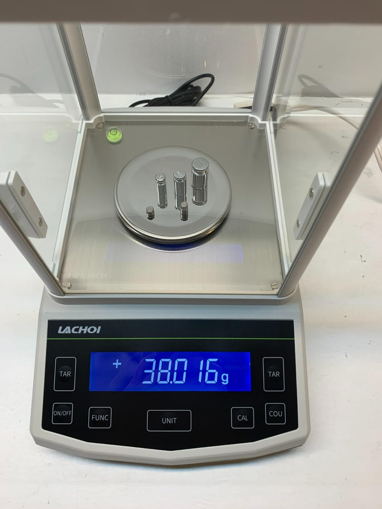 Analytical Balance 0.0001g*120g Laboratory Scale 0.1mg Accuracy High Precision Lab Scale Jewelry Scale Digital Scale 0.0001g (0.1mg*120g with Calibration Weight) customer photo 1