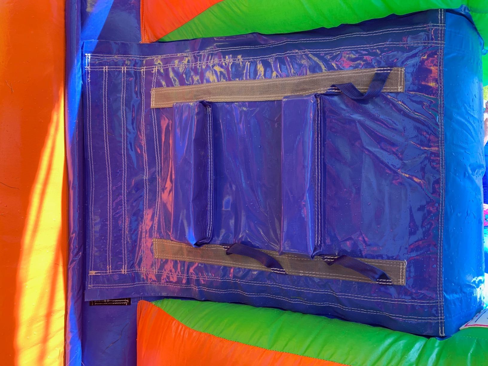 Crossover Inflatable Bounce House with Slide for Kids, 26.5 x 12 x 14.5 Foot Deluxe Pink Castle Combo Bouncer Waterslide Jumper - Includes Pool, Blower, Stakes, Patches and Storage Bag customer photo 1