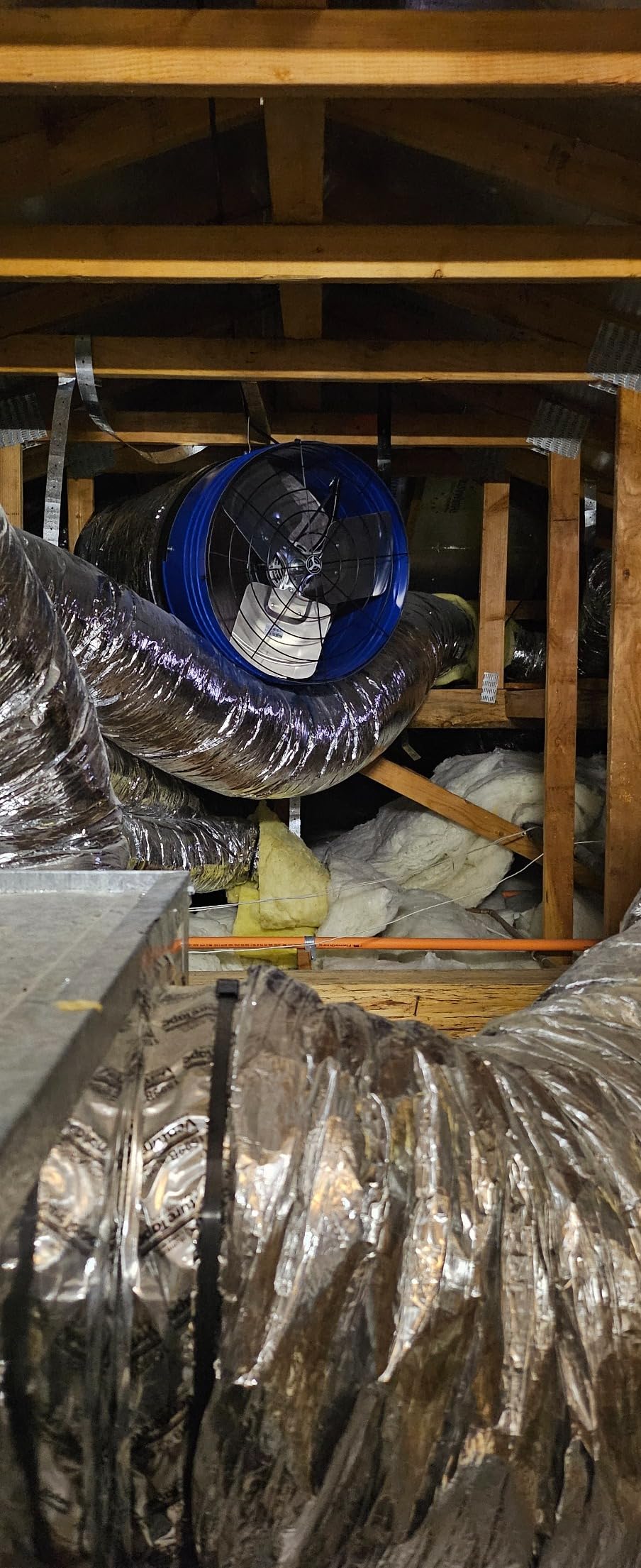 QuietCool QC CL-7000 RF Classic Advanced Whole House Fan with Wireless Control - Up to 6924 CFM - Two Speed - Covers up to 3,462 SQFT - 10 Year Warranty - Removable Grille customer photo 1