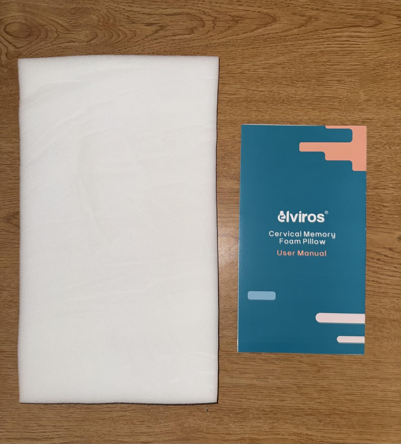 Elviros CPAP Pillow for Sleeping - Ergonomic Adjustable Height Neck Support Memory Foam customer photo 2