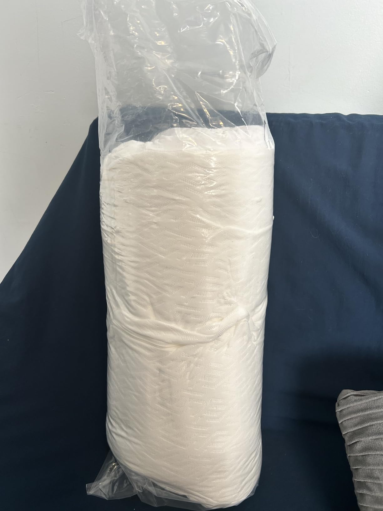 Elviros Cervical Neck Pillow for Neck Pain Relief, CPAP Pillow for Side, Back & Stomach Sleepers, Ergonomic Orthopedic Pillow for CPAP Users to Reduce Air Leaks and Mask Pressure, Dark Grey customer photo 1