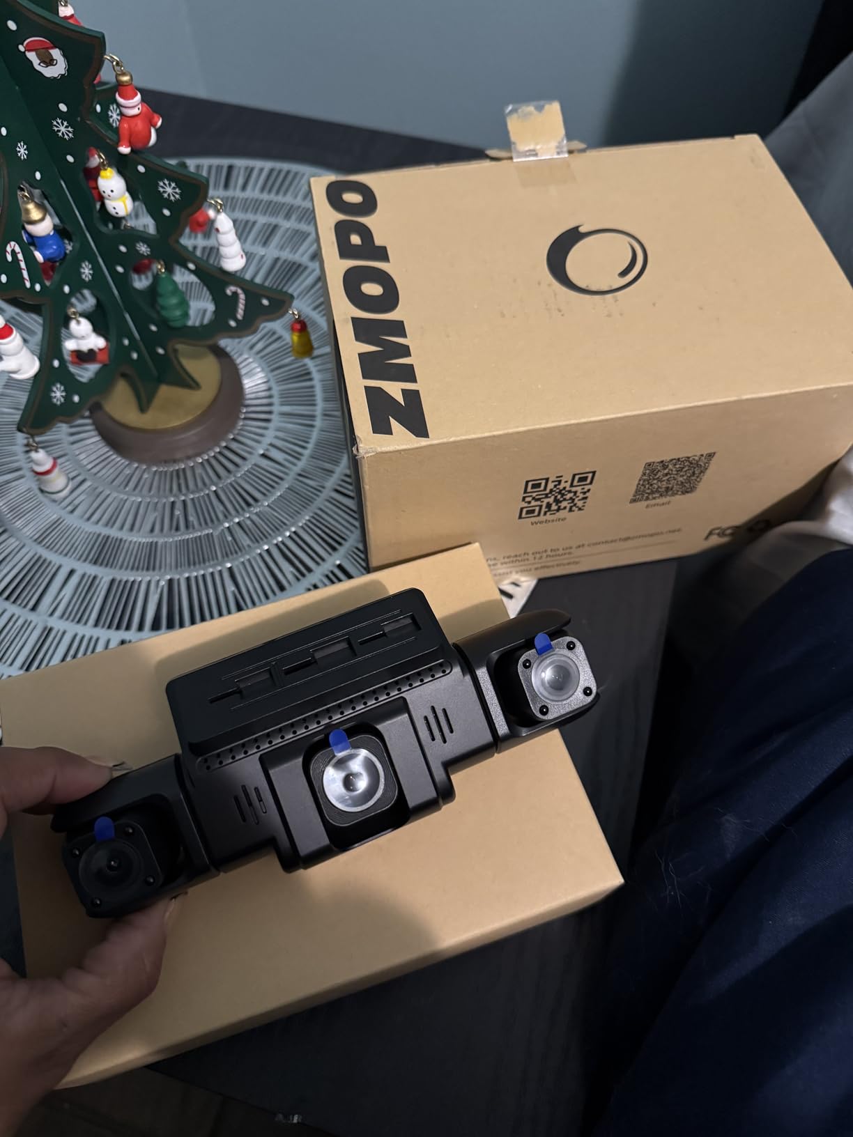 360 View 4 Channel Dash Cam Front and Rear Left Right Inside with GPS and 5G Band WiFi, Night Vision, 160 Wide Angle, WDR, 24H Parking Mode, Supercapacitor, 128GB Card Included customer photo 2