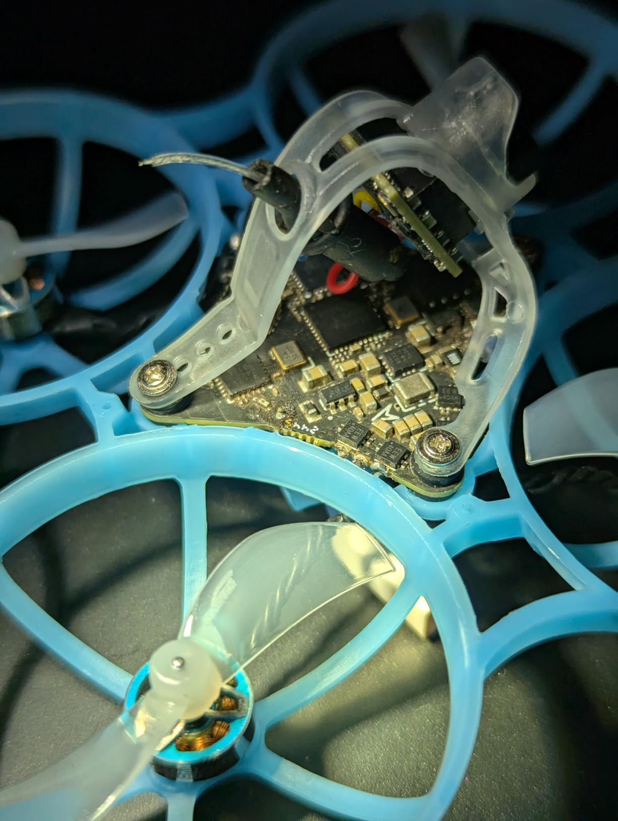 Air75 Brushless Whoop Quadcopter, Ultralight 1S 75mm Micro Whoop Drone with C03 FPV Camera, G473 5IN1 Air Flight Controller ELRS Receiver 0802SE 23000KV Motors for FPV Racing Freestyle-ELRS customer photo 2