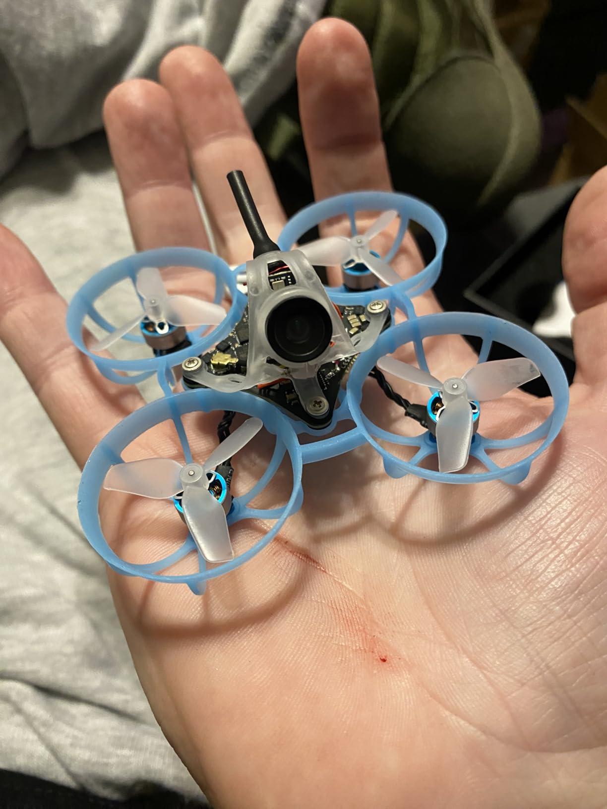 ELRS V3 Air65 Brushless Whoop Quadcopter, Ultralight 1S 65mm Micro Whoop Drone with C03 FPV Camera, G473 5IN1 Air Flight Controller 0702SE II 23000KV Motor for FPV Quad Outdoor Freestyle customer photo 1