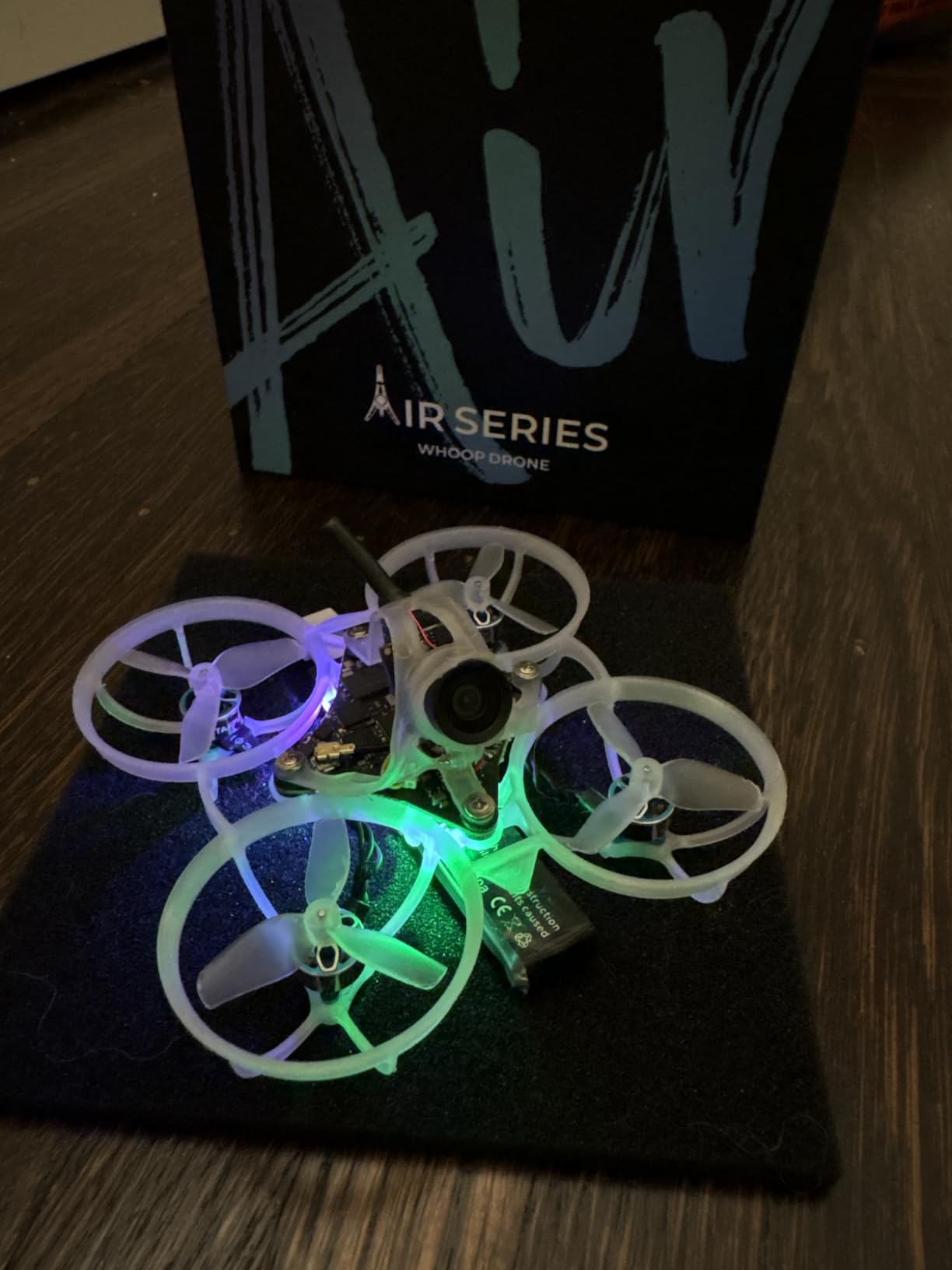 ELRS V3 Air65 Brushless Whoop Quadcopter, Ultralight 1S 65mm Micro Whoop Drone with C03 FPV Camera, G473 5IN1 Air Flight Controller 0702SE II 23000KV Motor for FPV Quad Outdoor Freestyle customer photo 2