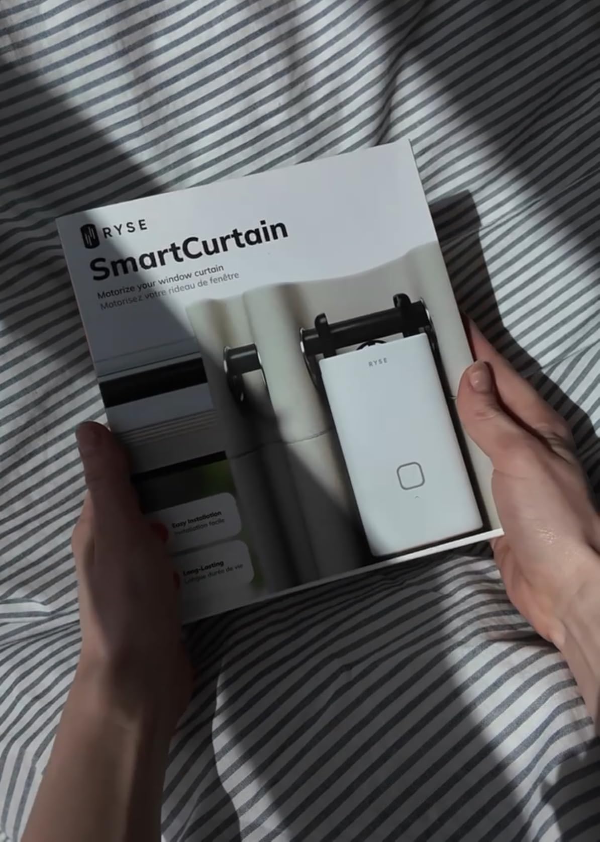 Ryse SmartCurtain | Motorized Curtain | Turn Current Curtains into Electric, Automated Drapes | Easy Install | Works with Existing Single or Double Curtain | Phone App Enabled | Charger Not Included customer photo 1