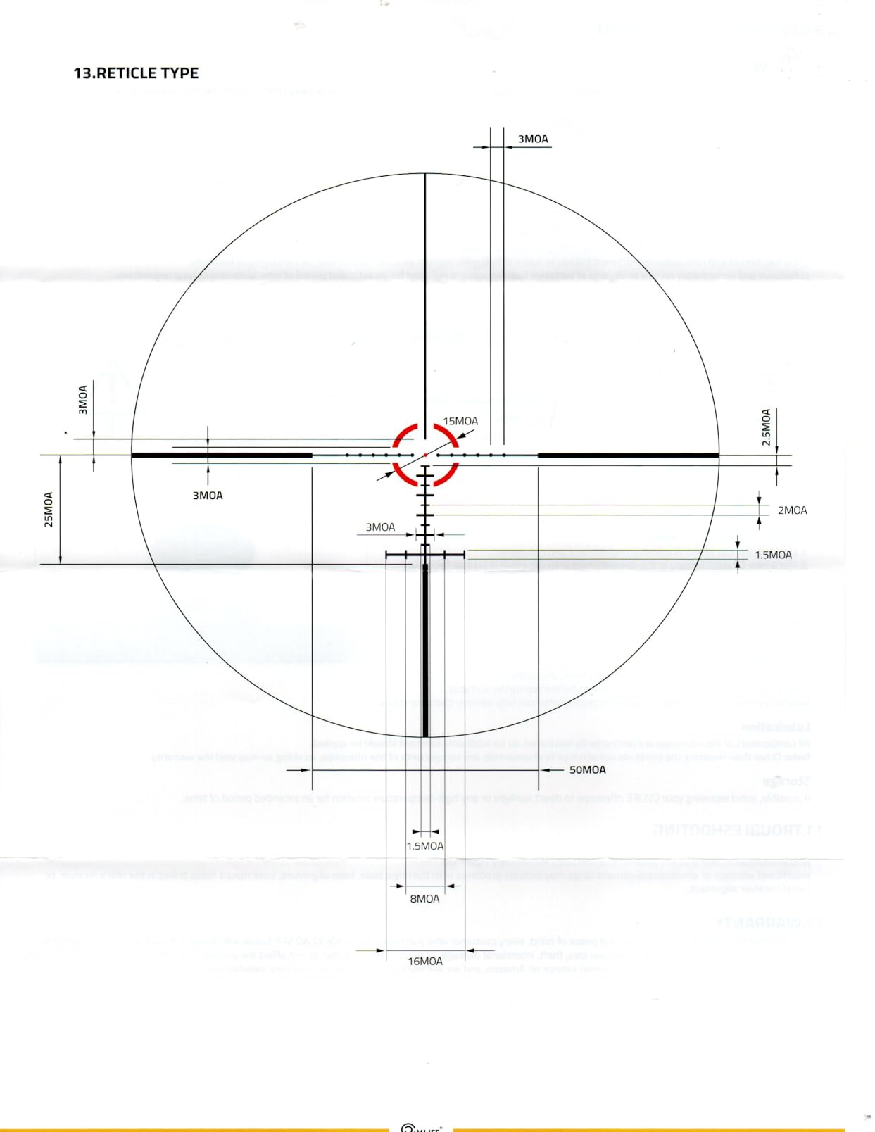 CVLIFE 2-10x32 MPVO AO Rifle Scope with Locking Turret, 5 Levels Red & Green Illumination Reticle, Parallax Adjustment customer photo 2