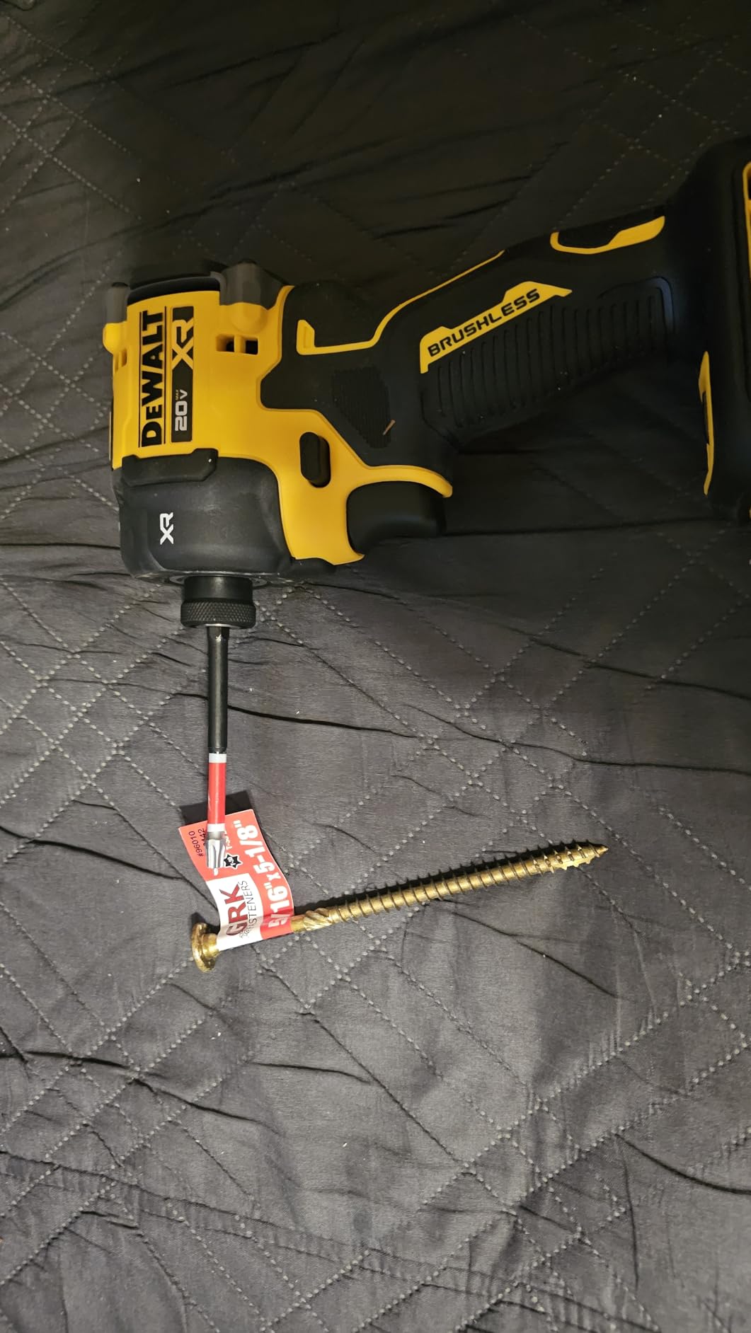 DEWALT 20V MAX 1/4 Inch Hydraulic Impact Driver, Quiet, Brushless Cordless XR Extreme Runtime, LED Halo Ring, Tool Only (DCF870B) customer photo 1