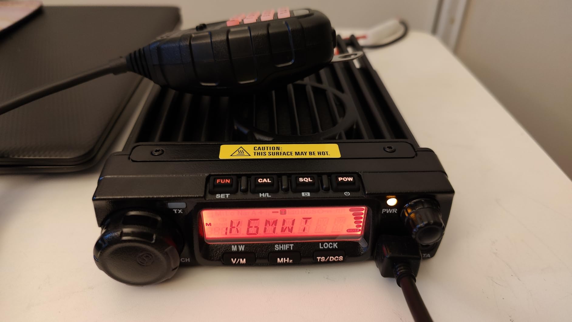 Radioddity VB70-B 70W VHF Mobile Ham Radio, 144-148MHz with Air Band, BT, Noise Reduction, Wireless PTT, 510 Channels customer photo 1