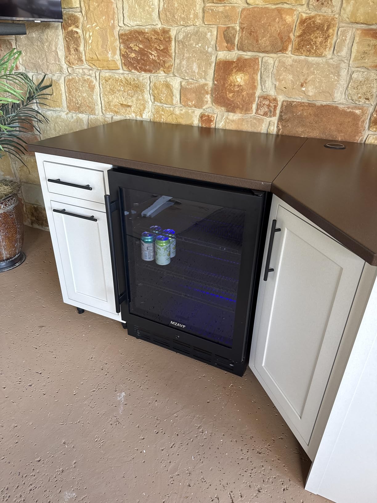 200 Bottle Dual Zone Wine Fridge, 24 Inch Large Wine Cooler Refrigerator Built-In or Freestanding, Tall Wine Cooler with Upgraded Compressor, Temperature Memory, Low Noise and Fast Cooling customer photo 1