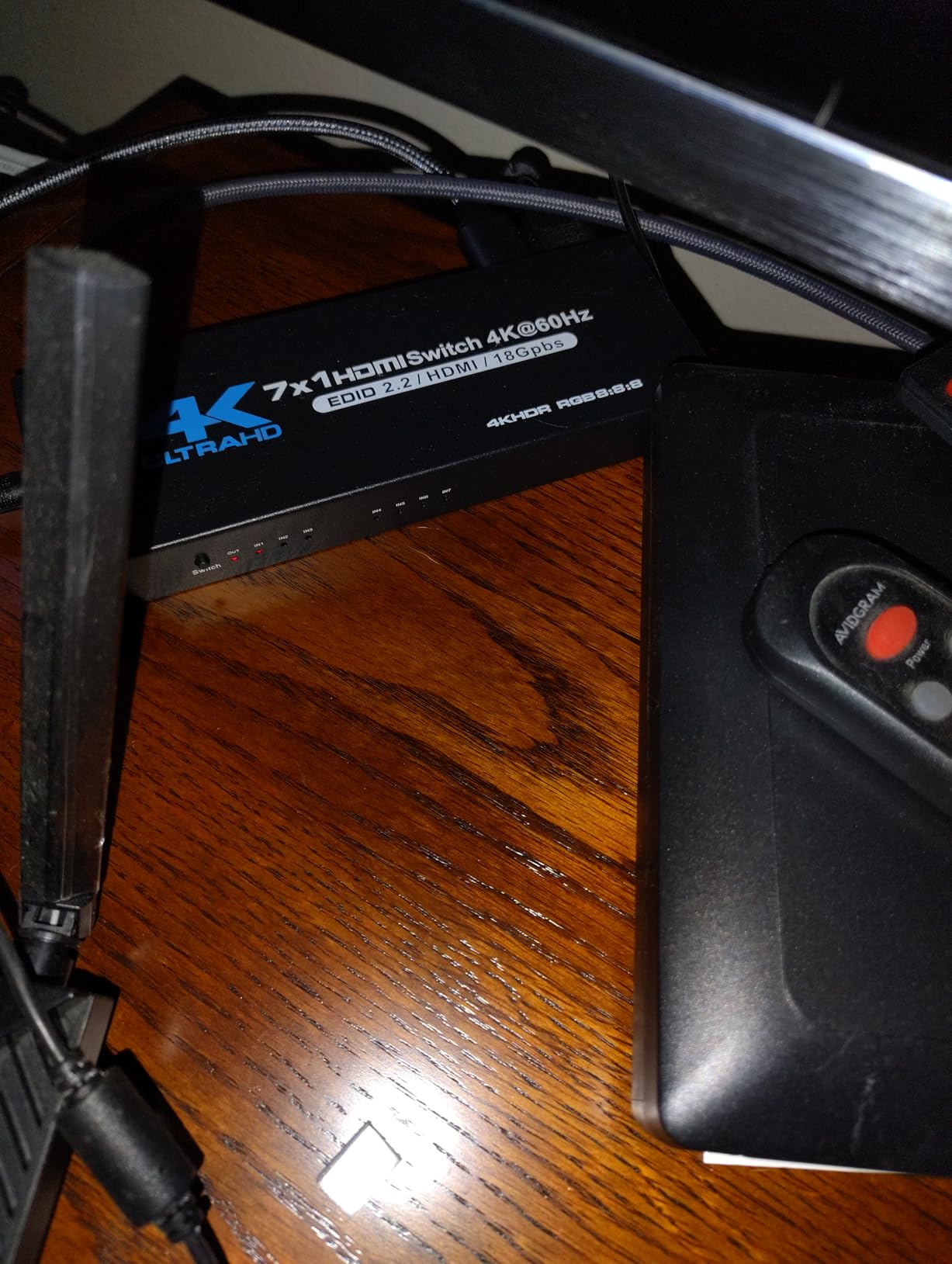 HDMI Video Switcher 4HDMI Input 2HDMI Output 4K Multi Camera Live Streaming Seamless Switch with 2MIC/LINE in/LINE Out Audio Mixer, RS232 USB-C3.0 Capture Support PGM PVW PIP OSD 1080P HD Output customer photo 1