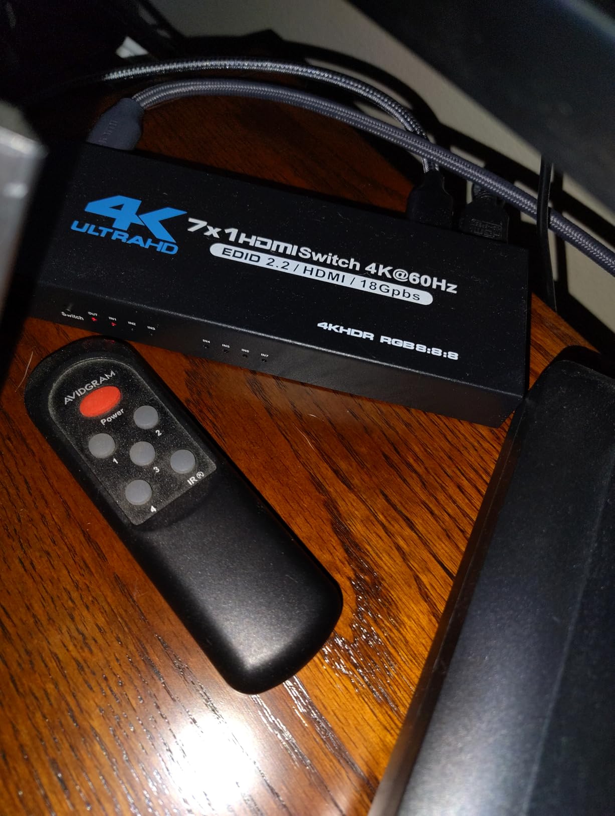 HDMI Video Switcher 4HDMI Input 2HDMI Output 4K Multi Camera Live Streaming Seamless Switch with 2MIC/LINE in/LINE Out Audio Mixer, RS232 USB-C3.0 Capture Support PGM PVW PIP OSD 1080P HD Output customer photo 2