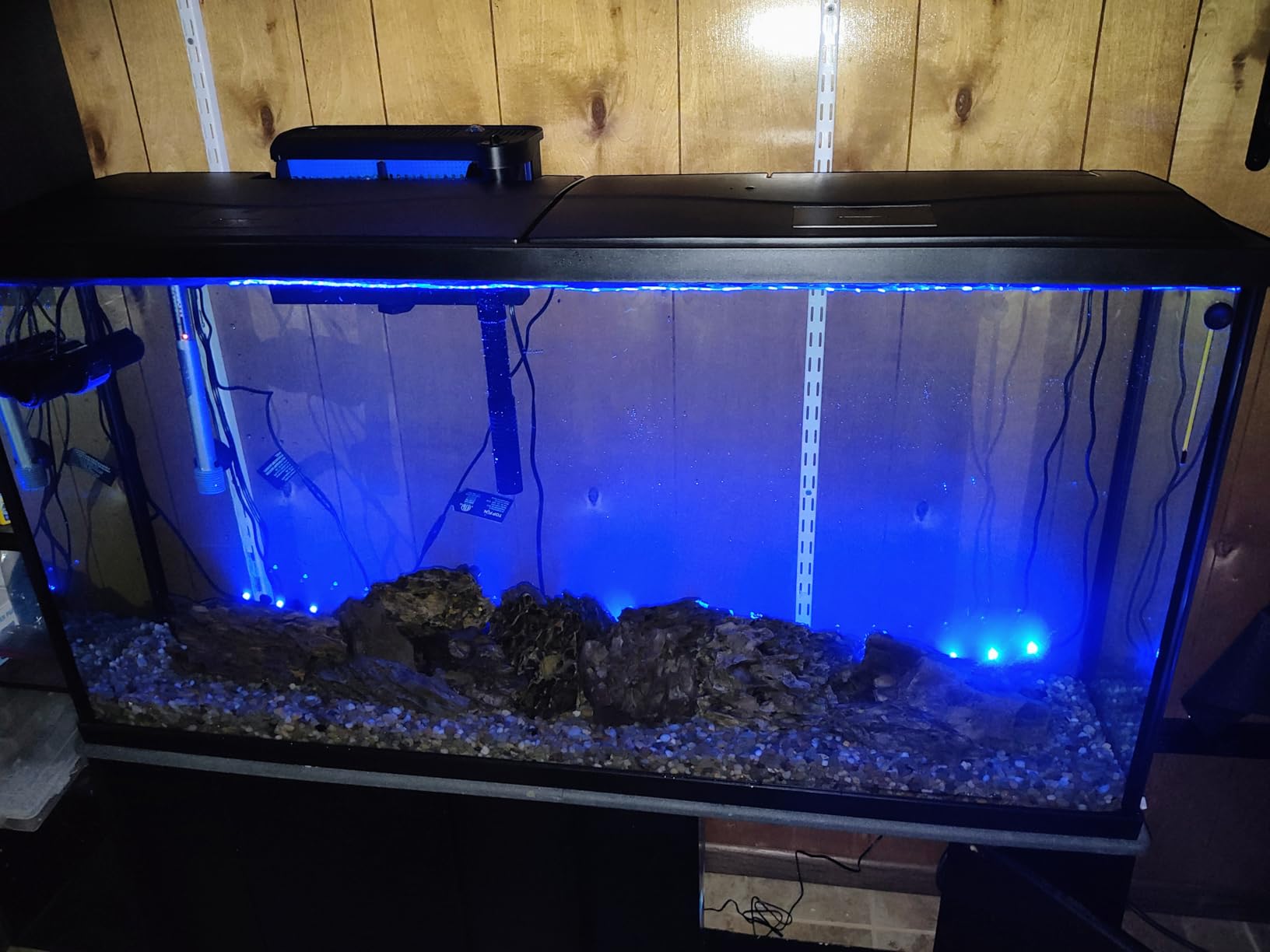 Intelligent Wave Maker for Aquarium, Saltwater Freshwater Circulation Pump Adjustable 6 Waves/Night/Feed/Wireless Connection Mode, Magnetic Holder Display Controller Memory Function (35W) customer photo 2