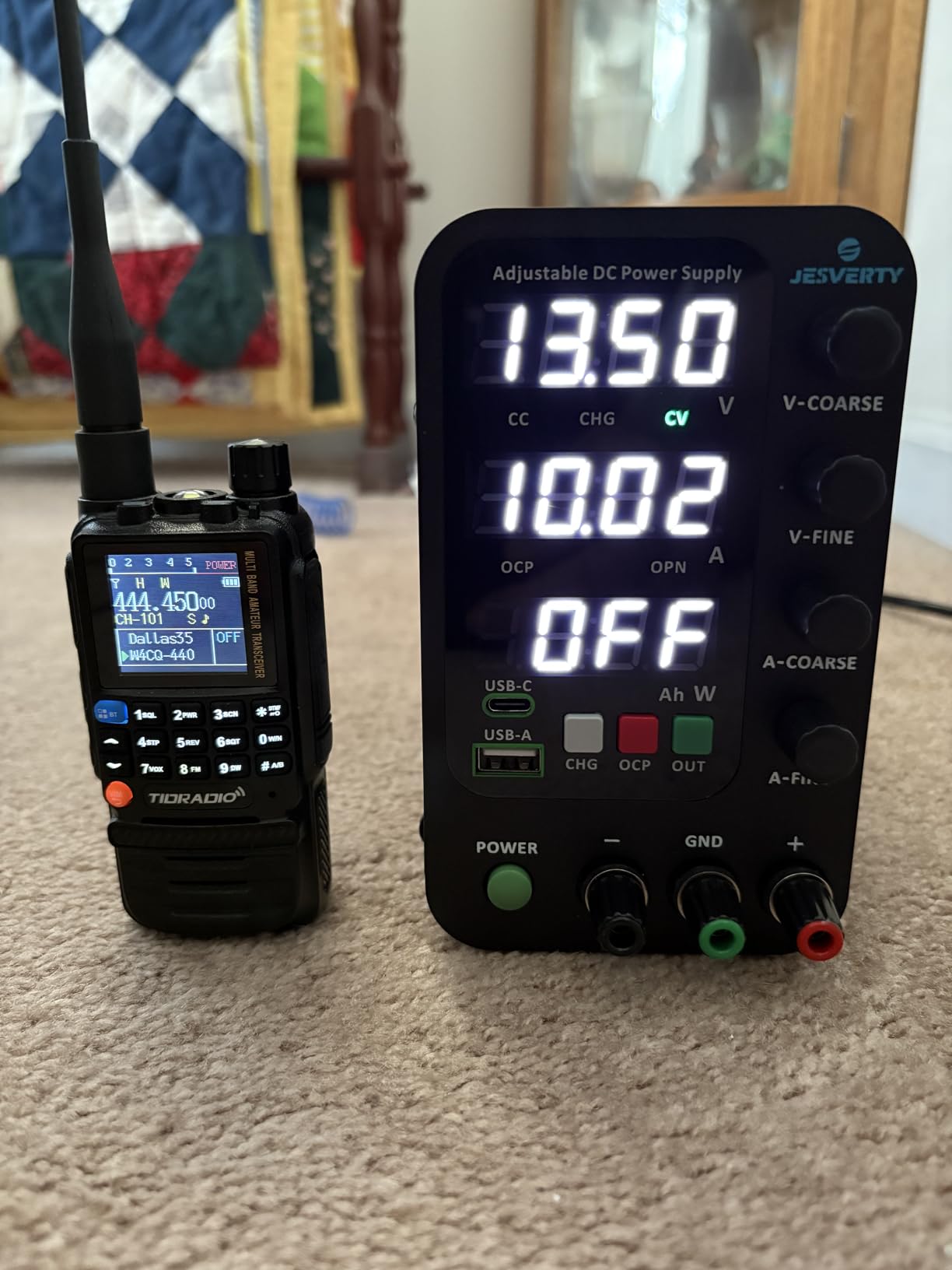 DC Power Supply Variable, 0-32V 0-10A Switching Bench Power Supply with Intelligent Charging Mode, 20W USB & Type-C Quick-Charge, Encoder Knob, Output Switch, 4-Digit LED Display - SPS-3010C customer photo 1