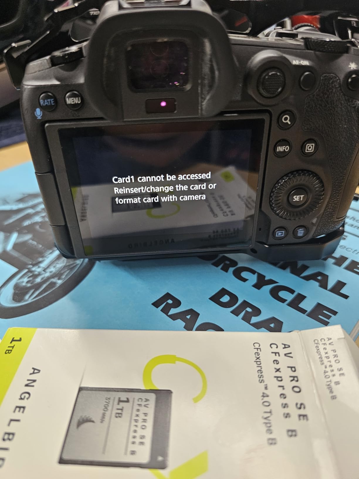 Angelbird AV PRO SE CFexpress B v4 1 TB - CFexpress 4.0 Type B Memory Card - Largest Capacity and Ultra High-Speed - up to 12 K+ RAW Video and Photo customer photo 1