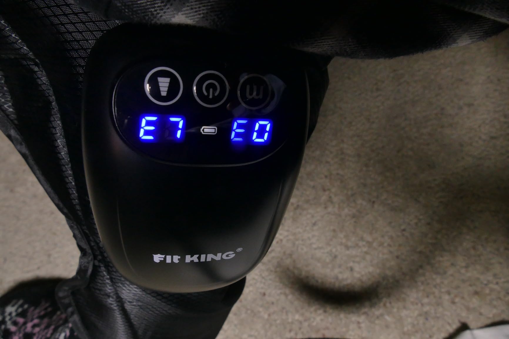 FIT KING Cordless Calf Massager with Heat & Compression - Rechargeable Leg Massager for Circulation, Edema, RLS & Pain Relief, 3 Heat Levels, 3 Modes & Intensities, Portable, Mom, Dad, Athlete Gift customer photo 1