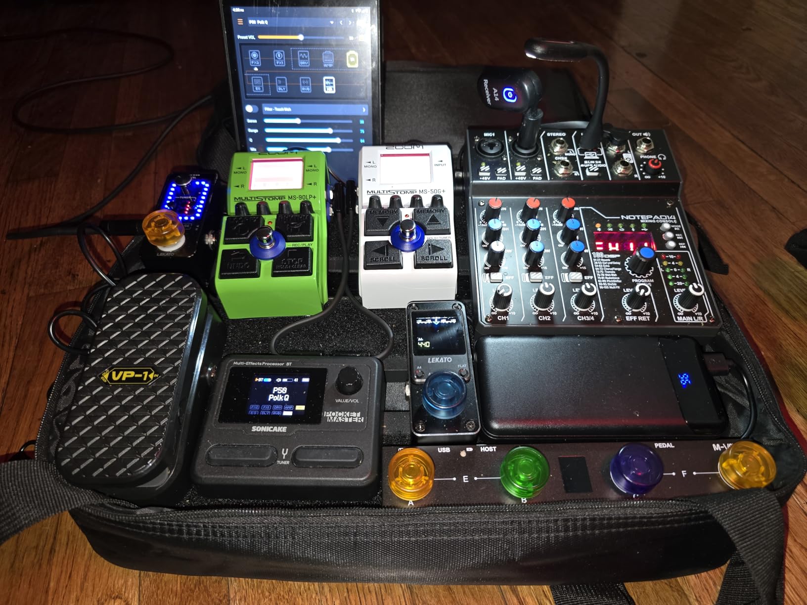 Zoom MS-90LP+ MultiStomp Looper Pedal with 90-Minute Loops, 13-Hour Recording, High-Fidelity 32-Bit Float Audio, Backlit LCD, Rhythm Patterns, and MIDI customer photo 1