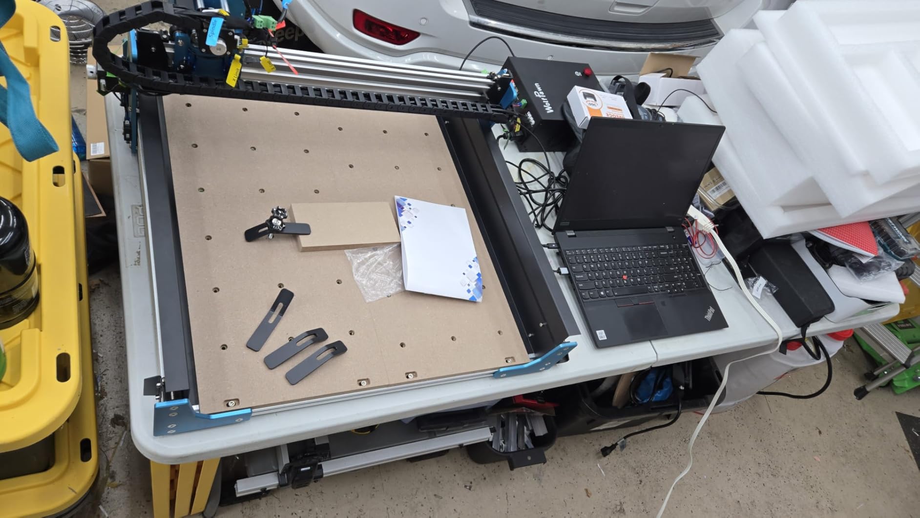 VEVOR CNC Router Machine 4040 PRO, 3-Axis All-Metal with Steel Wheel Engraver Milling Machine, 500W Trimmer customer photo 2