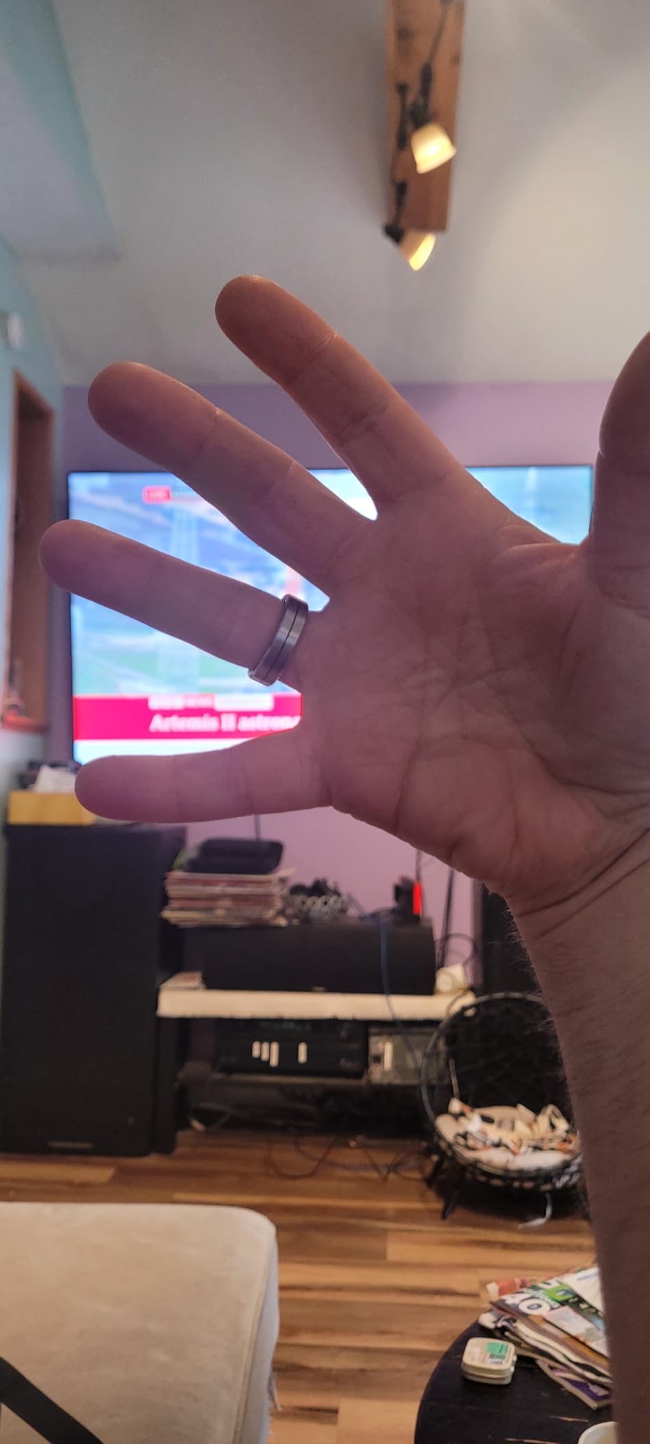 Smart Health Ring for Women Men Fitness Tracker with Heart Rate, Blood Oxygen, Blood Pressure, Sleep Monitoring, Step Counting, IP68 Waterproof for iOS and Android, No APP Fee, Rose Gold 8 customer photo 1