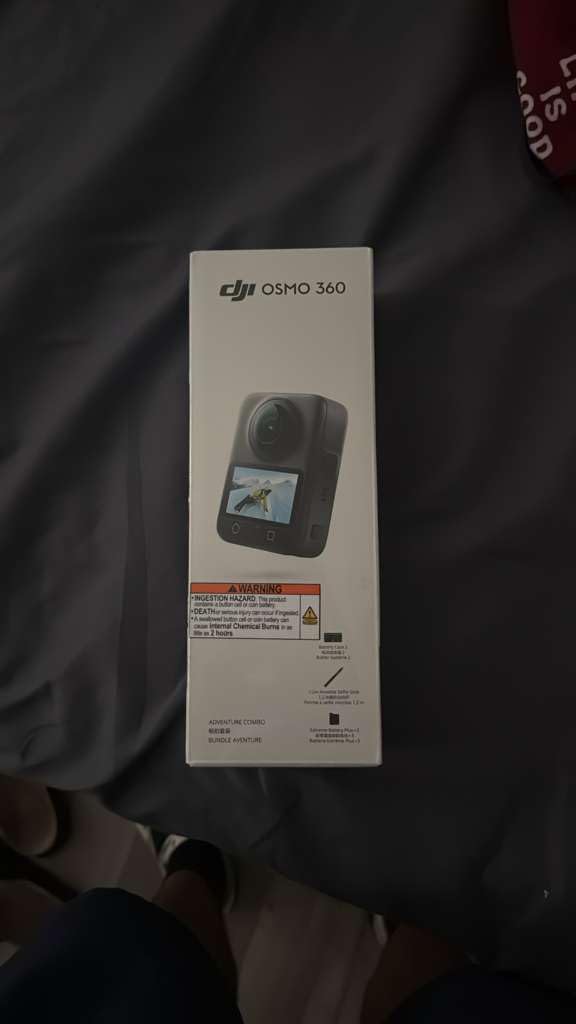 DJI Osmo 360 Camera Adventure Combo, Waterproof 360° Action Camera with 1-Inch 360° Imaging, Extended Battery Life with 3 Batteries, Native 8K 360° Video, 105GB Built-in Storage customer photo 2