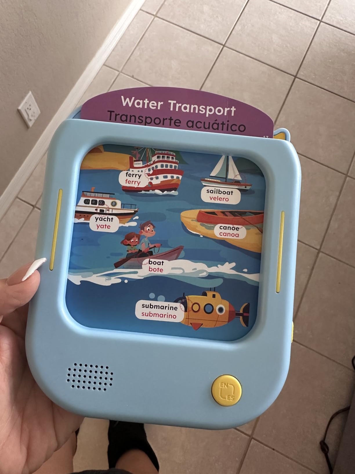 JoyCat Kids Learning Tablet: 156 Pages Tap-to-Read Flash Cards customer photo 2