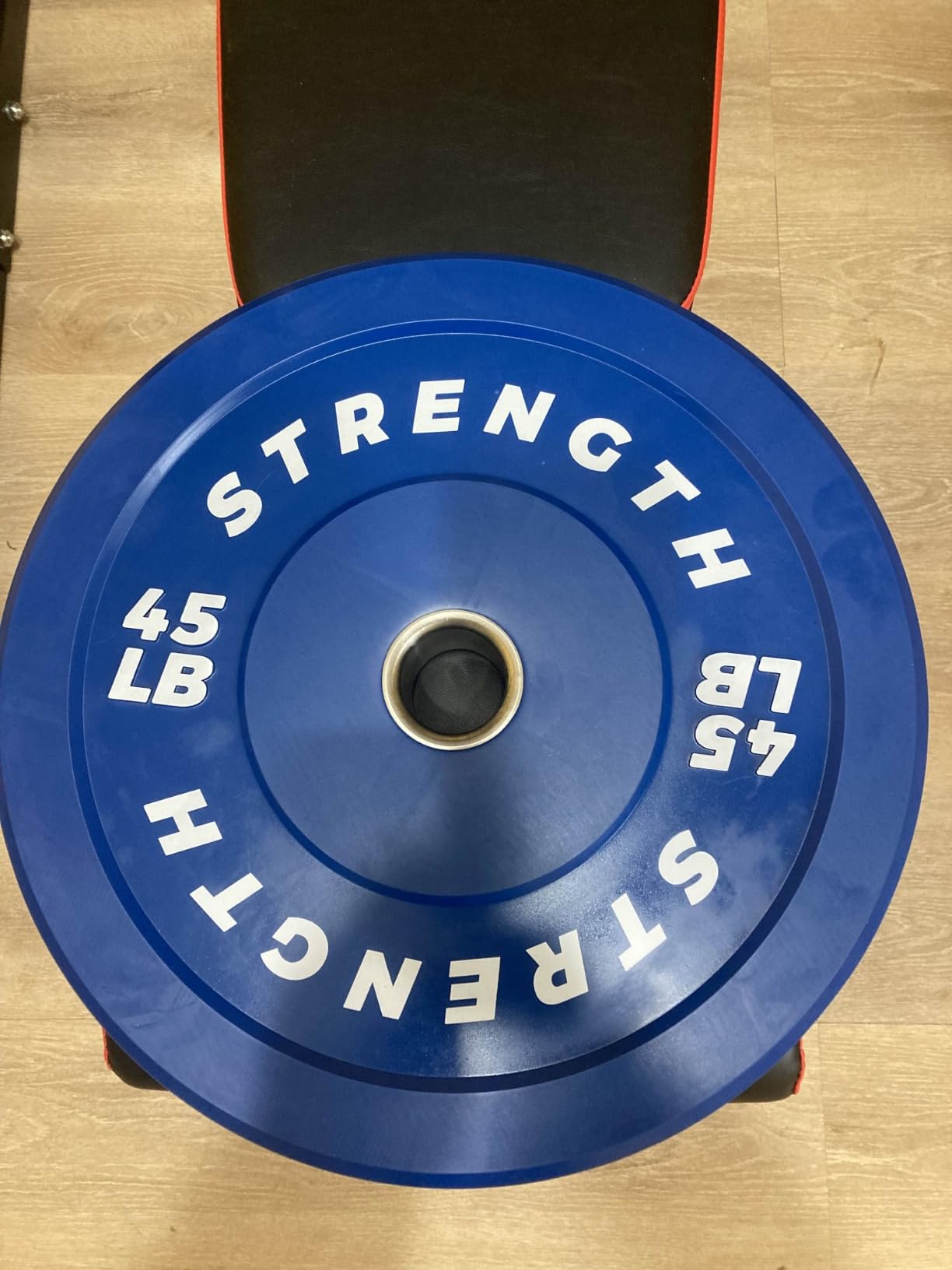 Premium Color-Coded Rubber Bumper Plates Set - 2 Inch Olympic Weight Plates for Home Gym Cross and Strength Training customer photo 2