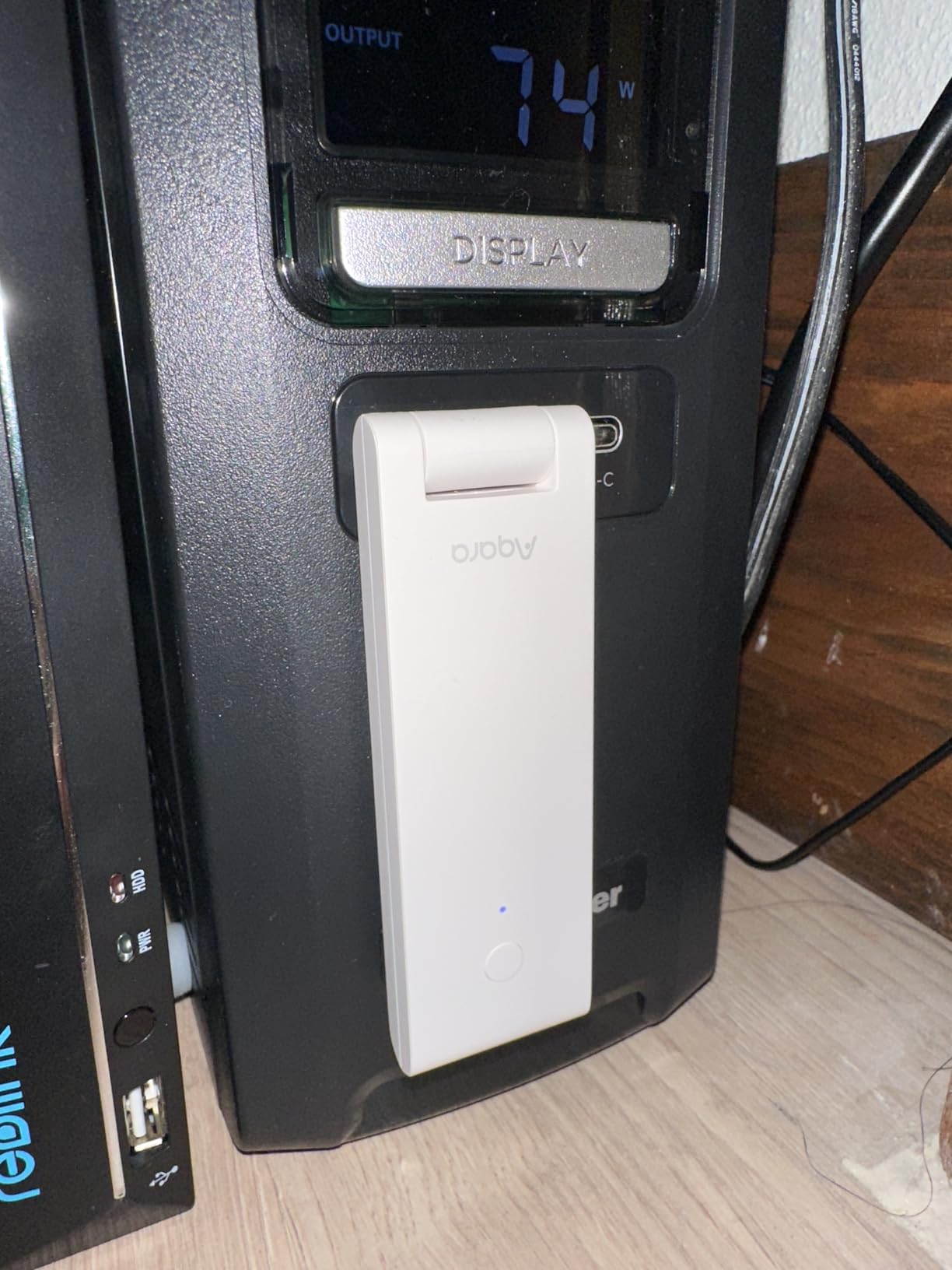 Aqara Smart Hub M100 for Home Automation, Matter Controller, Thread Border Router, Features Aqara Zigbee (Not Third-Party), Wi-Fi, Supports Apple HomeKit, Amazon Alexa, IFTTT, Home Assistant customer photo 1