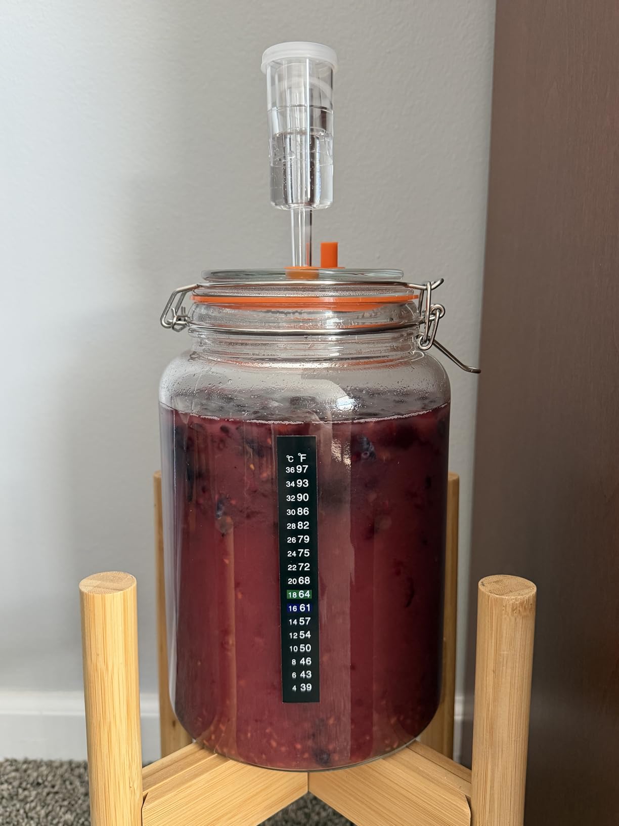 1 Gallon Fermentation Jars with Airlocks, Fermenting Kit for Sauerkraut, Kimchi, Kombucha and Pickles, 2 Pack customer photo 2