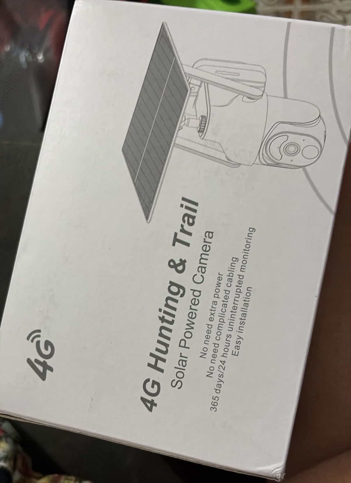 4G LTE Cellular Trail Cameras 2K 360° View Live Streaming Game Camera Built-in SIM Card with Motion Activated Color Night Vision Remote Phone Access Solar Powered Trail Camera IP65 Waterproof customer photo 2