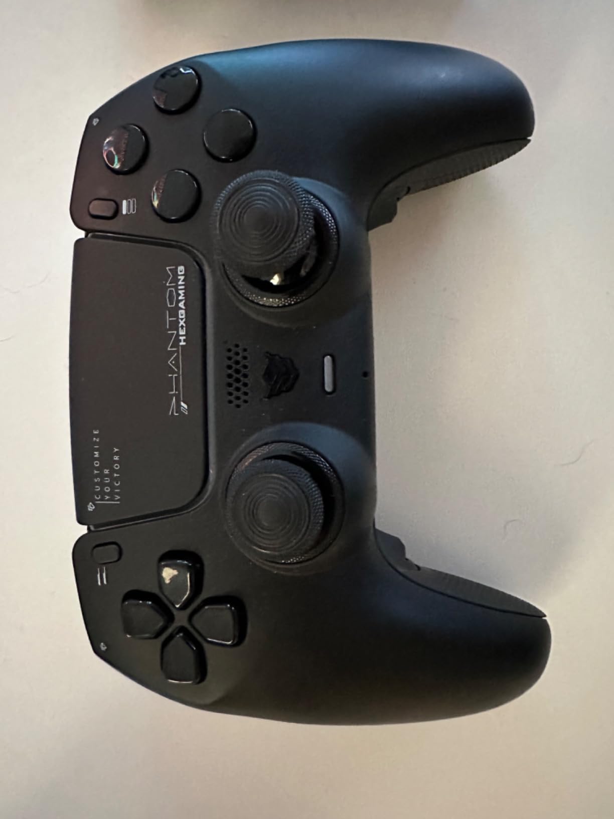 HEXGAMING PHANTOM Pro Controller with 4 Remappable Buttons, 6 Remapping Profiles, 8 Interchangeable Analog Stick, and Adjustable Triggers Compatible with ps5, PC, Mobile - Hall Effect Orochi customer photo 2