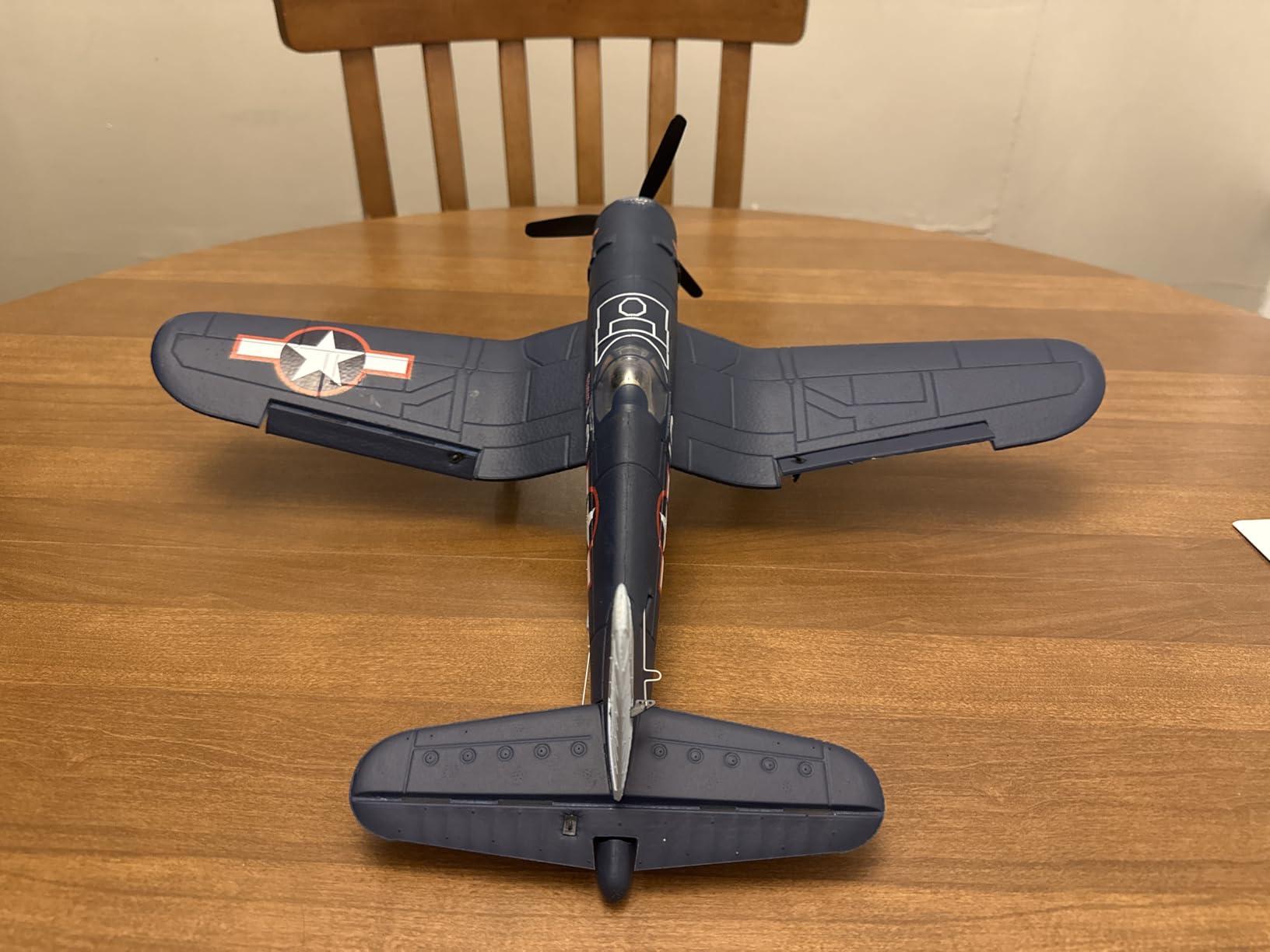 LEAMBE Brushless 4 Channel RC Plane F4U Corsair 500mm Remote Control Airplane Fighter RTF with 6-Axis Gyro, 3 Modes & Aerobatics for Beginners & Adults customer photo 2